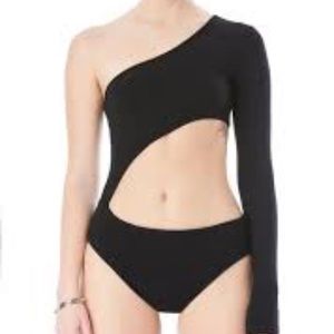One Shoulder Cut Out Bodysuit